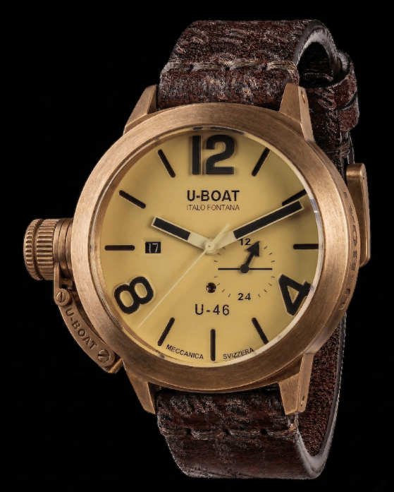 Review Replica U-Boat Classico U-46 bronze watch